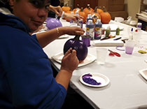 Purple pumpkins for epilepsy awareness