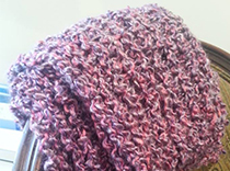 Knitted item made by a lovely volunteer will help team NEREG on April 11