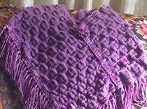 Warm purple scarf