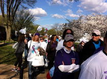 Dr. Myers, Renata, Bridget marched for epilepsy and PNES