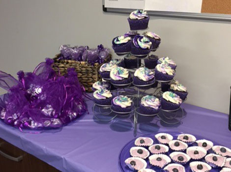 Morristown office cupcakes for epilepsy