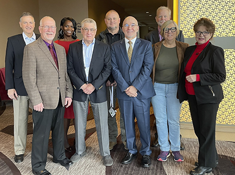 The Epilepsy Alliance America professional board (including Dr. Lancman) met in person at AES