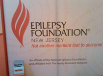 The Epilepsy Foundation of NJ information booth