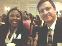 Drs. Berry and Lancman at the Epilepsy Foundation Anniversary dinner