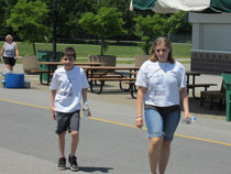 Shelby and Shane stroll for epilepsy