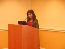 Dr. Thakur at the epilepsy conference