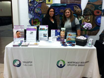 The Northeast Regional Epilepsy Group information booth
