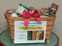 Hackensack Patients and staff collect food for Sandy